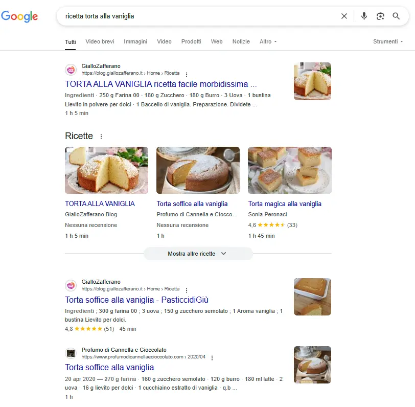 ricerca informativa google