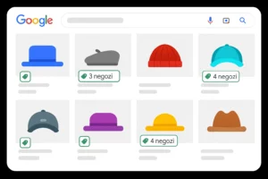 Prodotti nei risultati di ricerca di Google Immagini